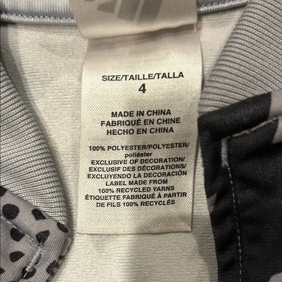 Adidas Allover Multicolor Graphic Streetwear Track Jacket Full Zip Size 4 NWOT - Picture 3 of 6